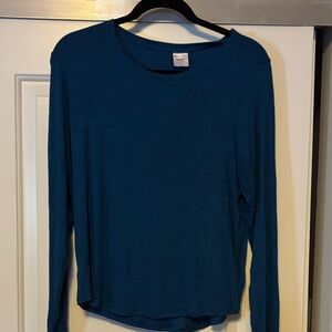 Athleta Deep Blue Long Sleeve Tee